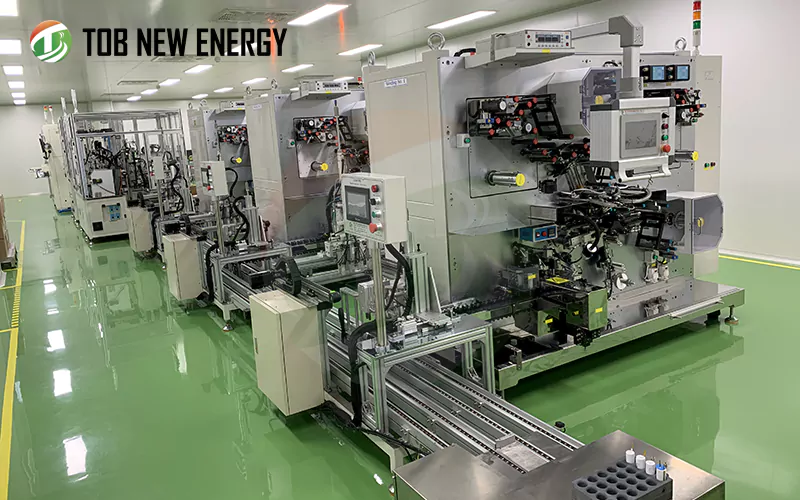 Installation et débogage de la ligne de production de batteries cylindriques